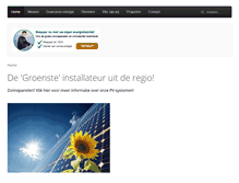 Tablet Screenshot of installatietechniek-groen.nl
